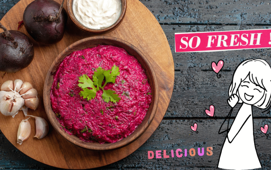 Beetroot Garlic Dip that Vibrant, Healthy Recipe to Brighten Your Table